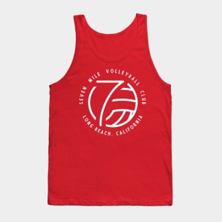 7 Mile Beach Volleyball Club (White Logo) Tank Top